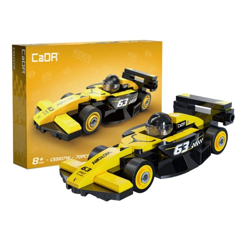 CaDA Circuit Racing Car Yellow C55107W