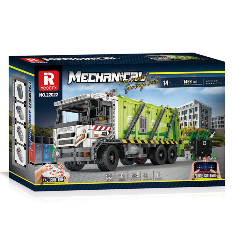 Reobrix Compressed Garbage Truck 22022 (Remote Control Version)