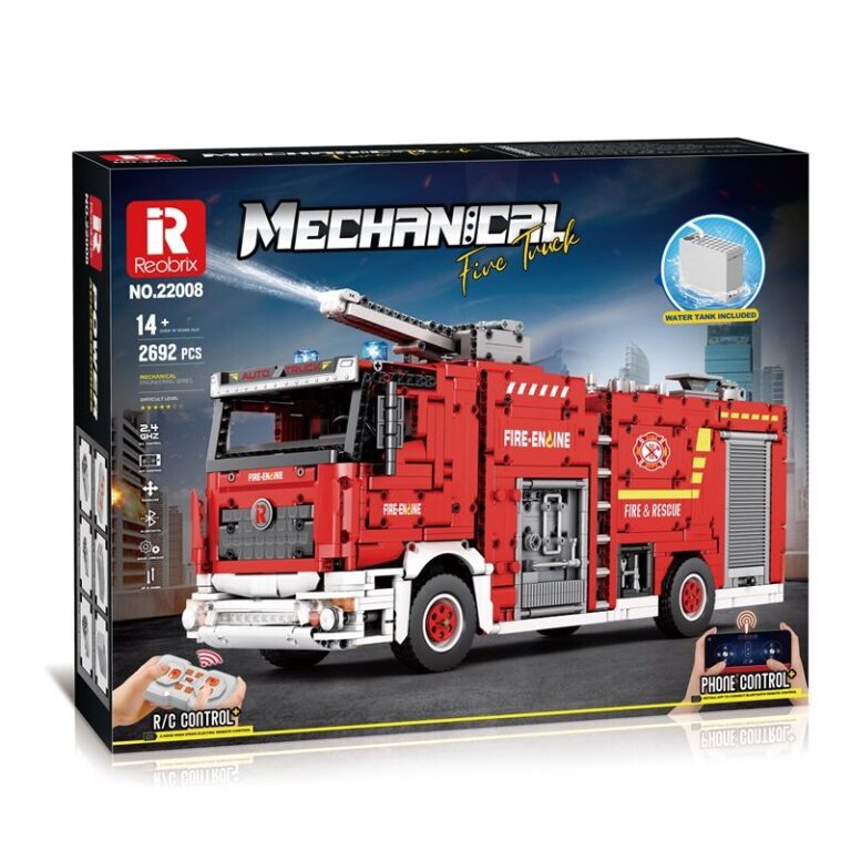 Reobrix Fire Ladder Truck 22008 (Remote Control Version)