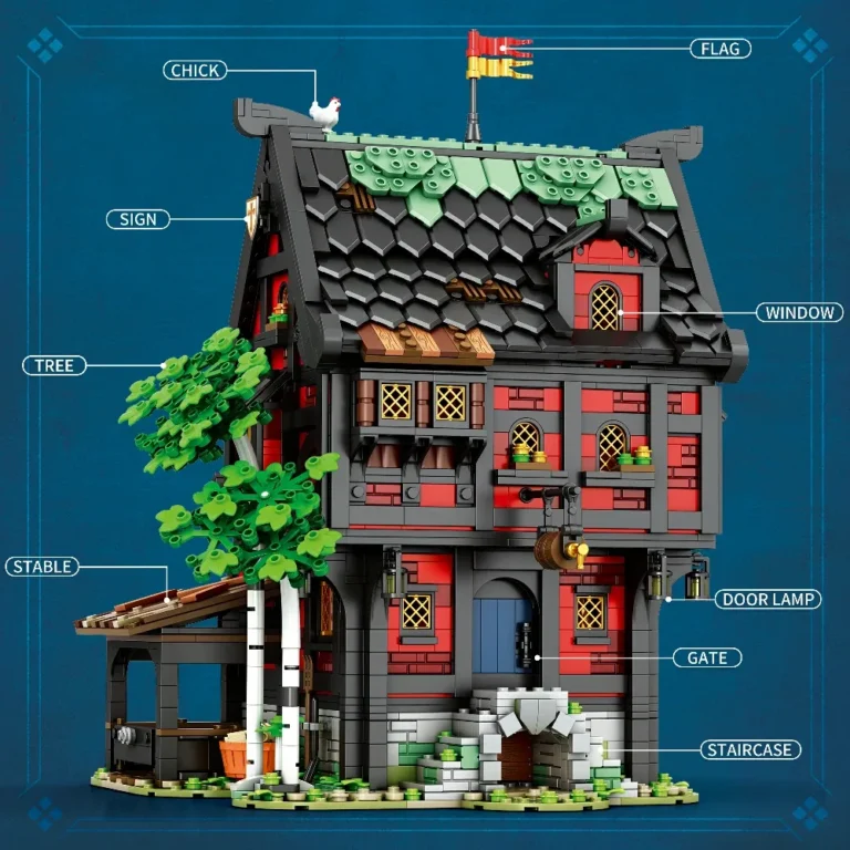 Reobrix Medieval Tavern The Crusader's Inn European Century 66017